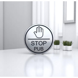 Plaquette Stop Pub - Main