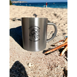 Mug isotherme personnalisé en acier inoxydable