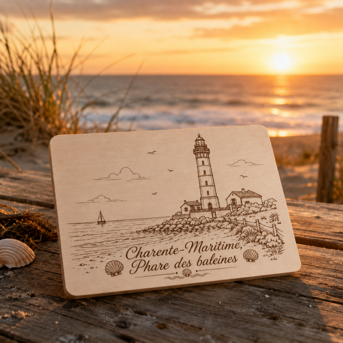 Carte postale - Charente-Maritime - Phare des Baleines