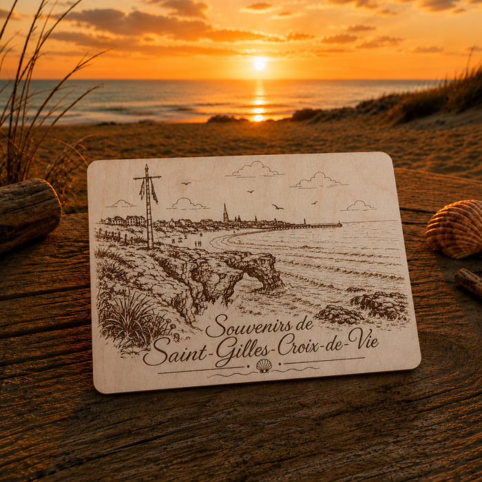 Carte postale - Vendée - Souvenir de Saint-Gilles-Croix-de-Vie