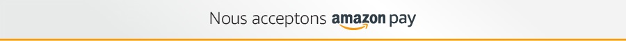 Nous acceptons le règlement via Amazon Pay